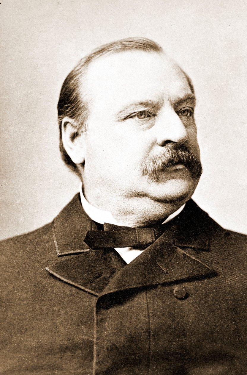 Stephen Crover Cleveland (1837-1908), USA:s president. av Unknown photographer