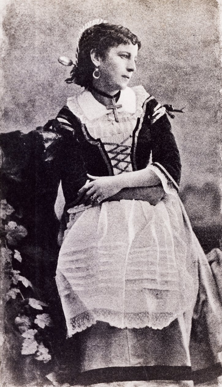 Teresina Brambilla (1845-1921) iklädd scenkostym av Unknown photographer