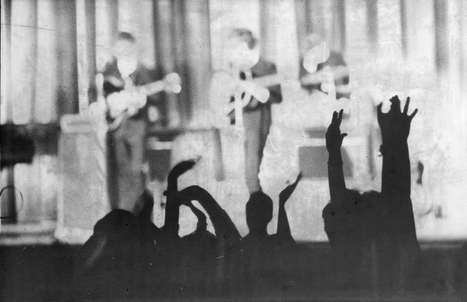 The Beatles/Brian Epstein (s/v foto) av Unknown photographer
