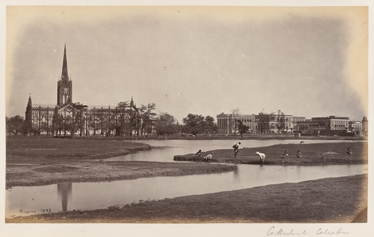 "Katedralen och biskopens palats Calcutta" av Unknown photographer