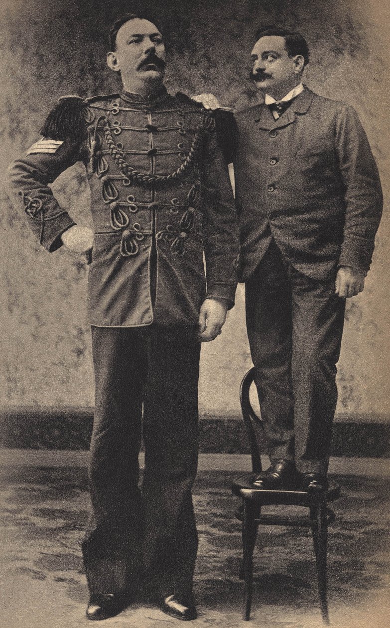 Monstren, jätten. Fotografi, sent 1800-tal, Paris. av Unknown photographer