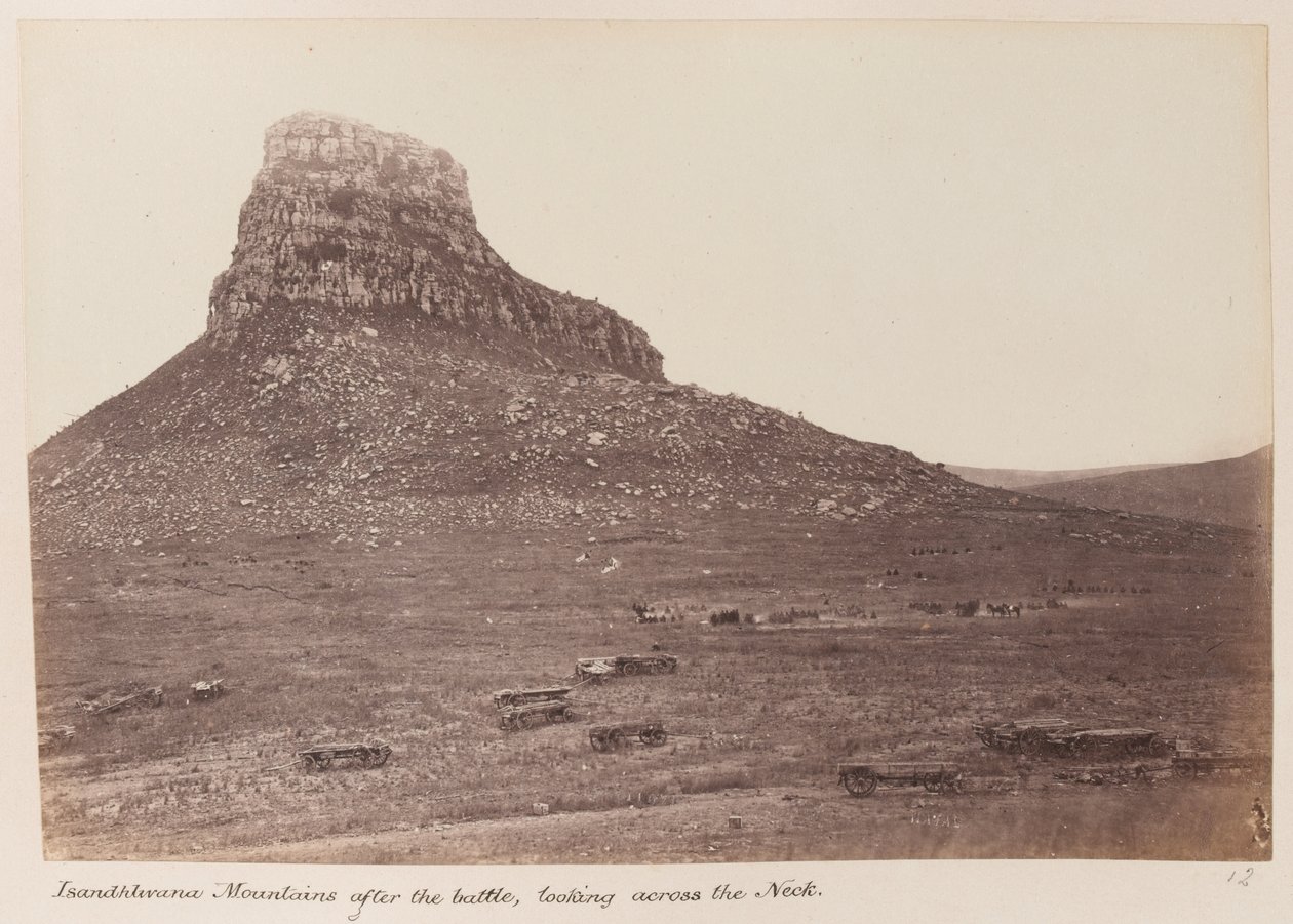 Slagfältet i Isandlwana av Unknown photographer