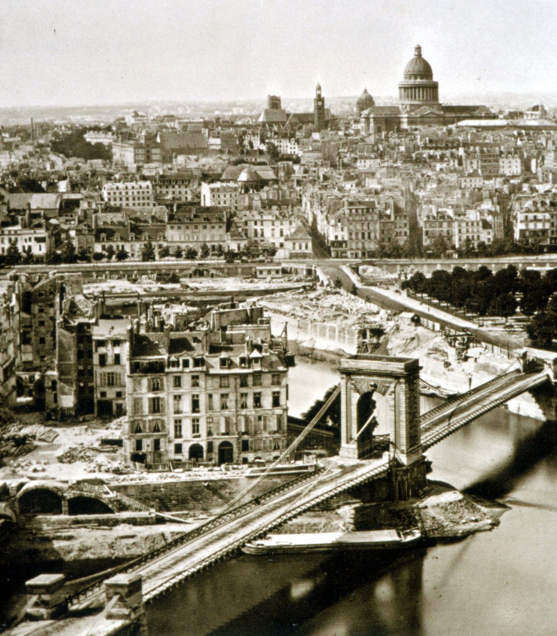 Paris stora verk: piercingen av Rue du Bellay av Unknown photographer