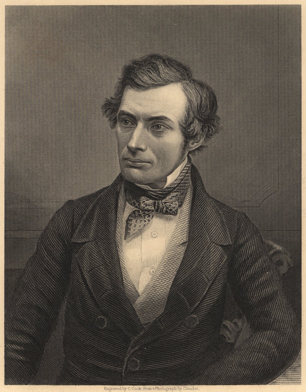 Thomas Graham (1805-1869) skotsk kemist som lade grunden till fysikalisk kemi, ca 1860 (gravyr) av Unknown photographer