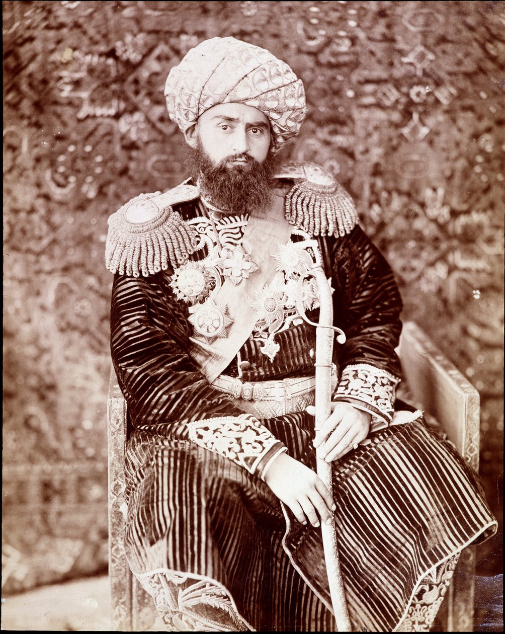Turkestan - Emiren av Bukhura - A.D. 1890. av Unknown photographer