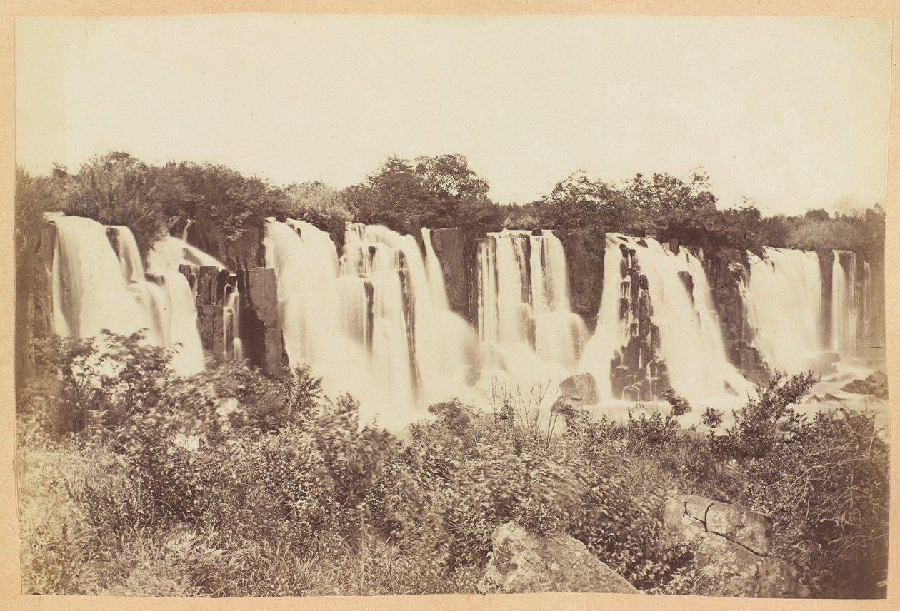 Umgeni Falls, Natal-provinsen, Sydafrika, 1882 ca av Unknown photographer