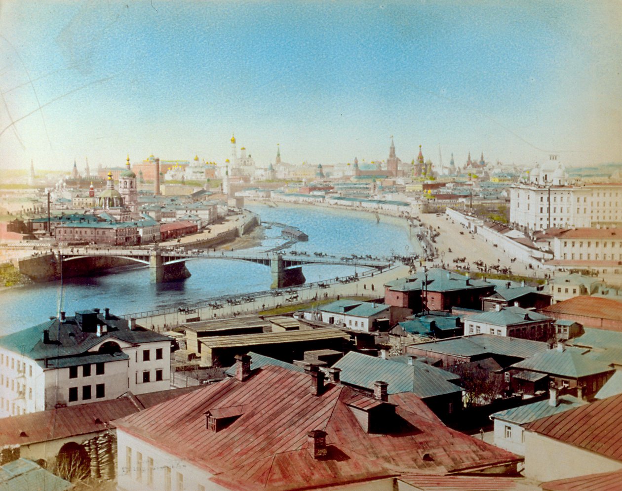 Utsikt över Moskva av Unknown photographer