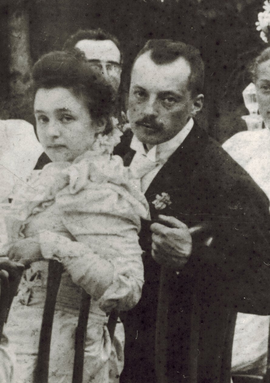 Vladimir Dmitrievich Nabokov (1870-1922) och Elena Ivanovna Rukavishnikova (1876-1939), anonym. Fotograf av Unknown photographer