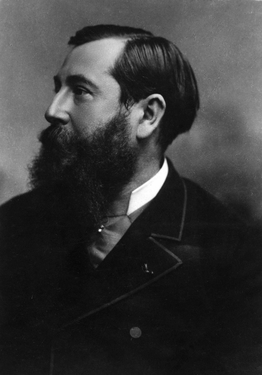 porträtt av Leo Delibes. (1836 - 1891).Fransk tonsättare. av Unknown photographer