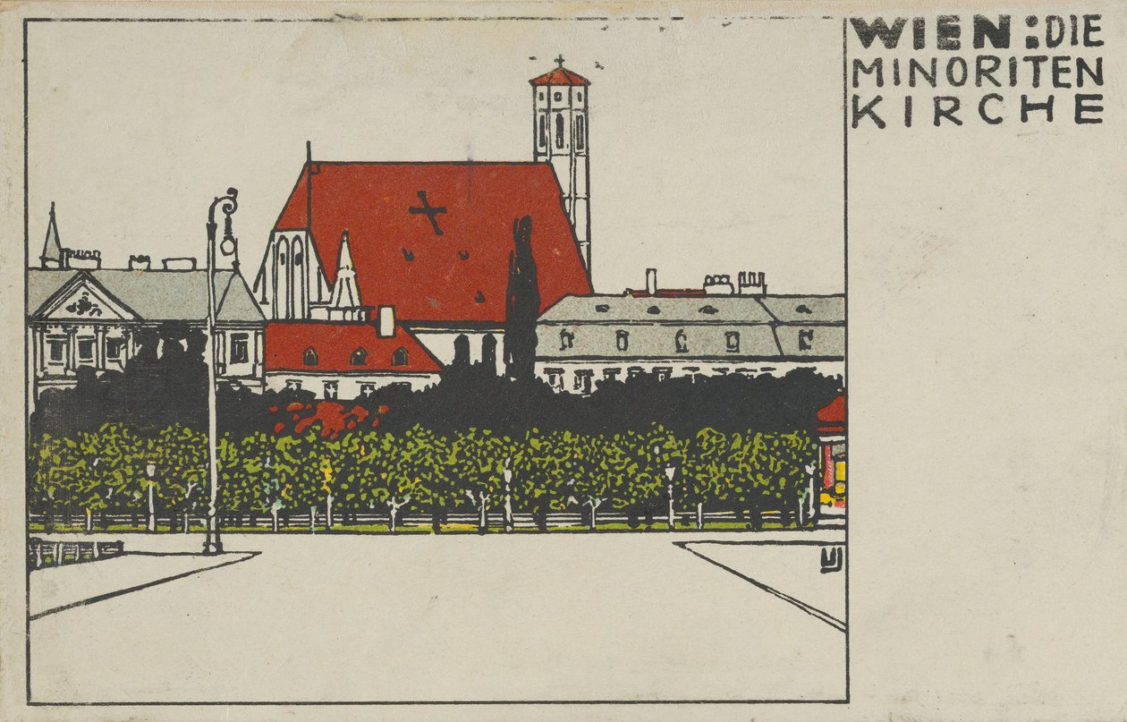 Wien: Minoritkyrkan Wien: Minoritkyrkan, 1908. av Urban Janke