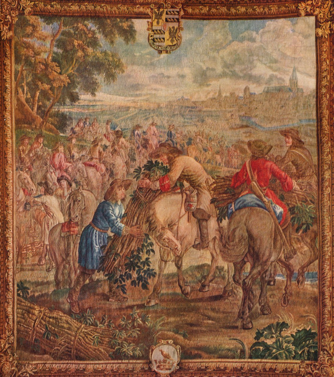 Brännandet av Lille, c1600-talet, 1923 av Urbanus Leyniers