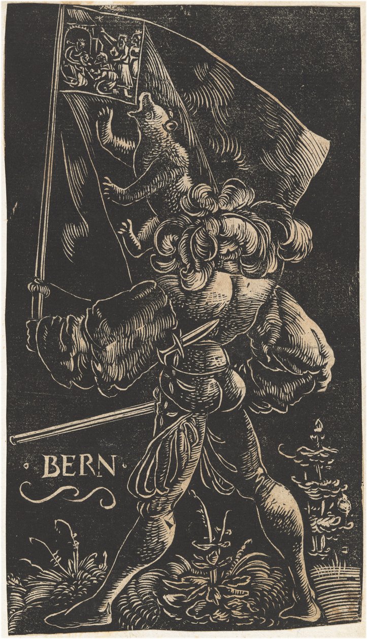 Fanebärare för kantonen Bern, 1521. av Urs Graf