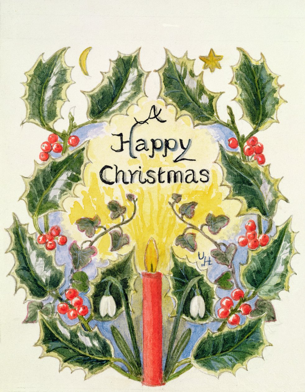 God jul (wc på papper) av Ursula Hodgson