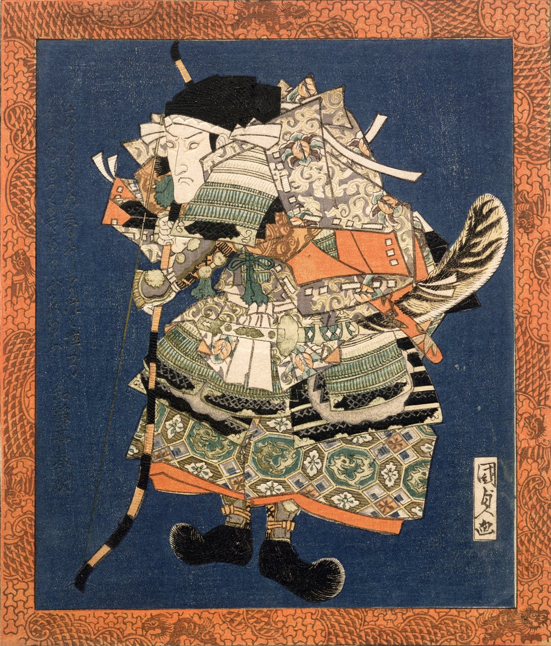 Bando Mitsugoro III, 1820 (träblocksgravyr) av Utagawa Kunisada