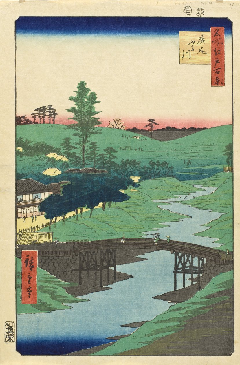 Furukawafloden, Hiroo av Utagawa Hiroshige