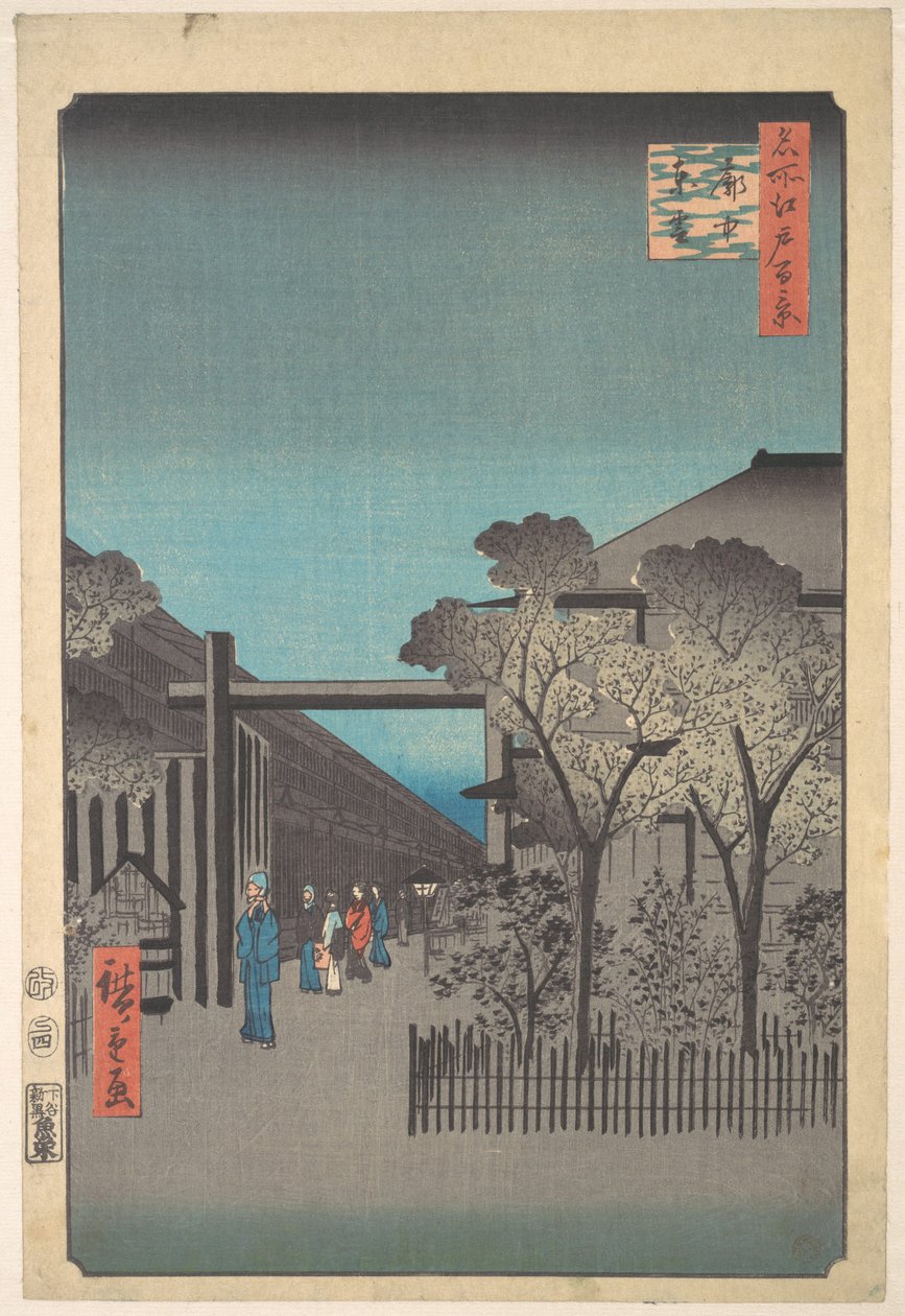 Kakuchu Shinonome av Utagawa Hiroshige