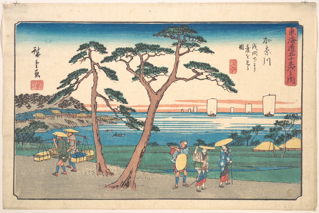 Kanazawa av Utagawa Hiroshige