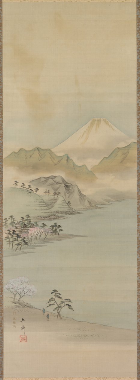 Lake Suwa av Utagawa Hiroshige