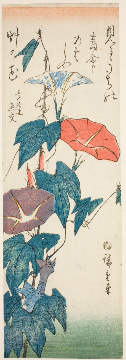Morgon Glories av Utagawa Hiroshige