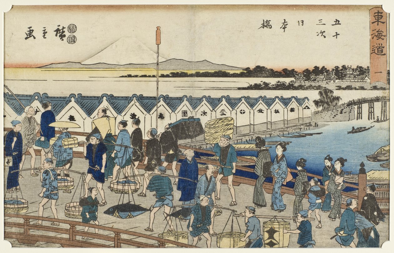 Nihonbashi av Utagawa Hiroshige