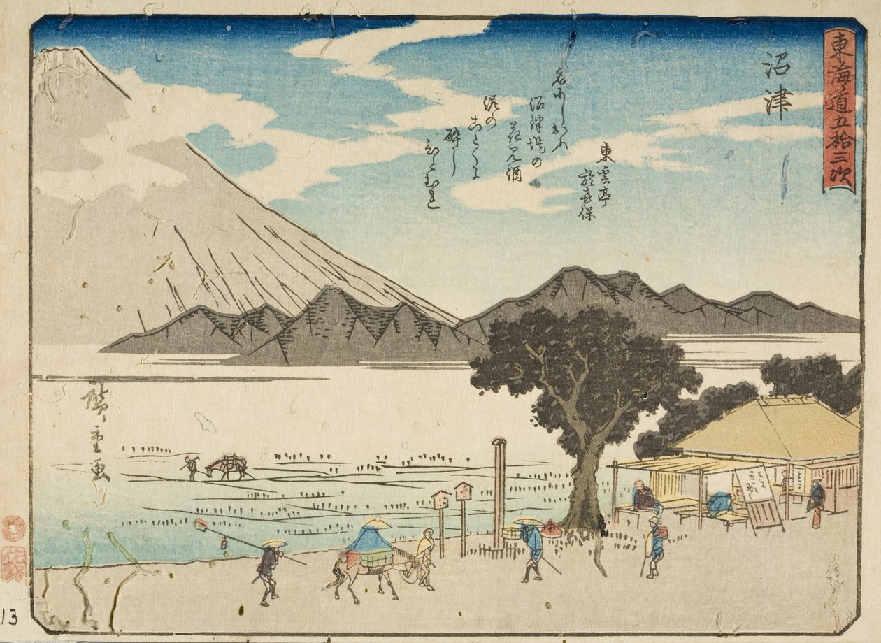 Numazu av Utagawa Hiroshige