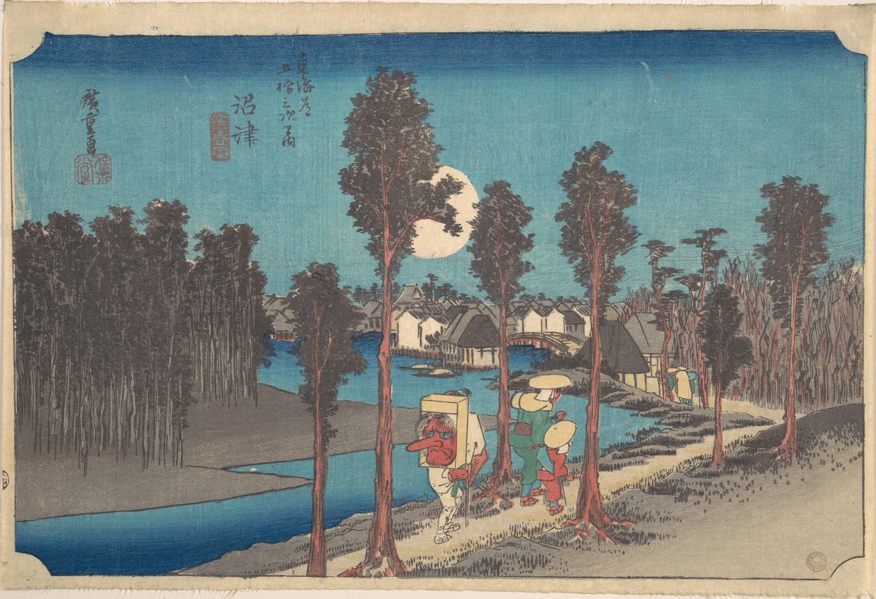 Numazu Ki Kure av Utagawa Hiroshige