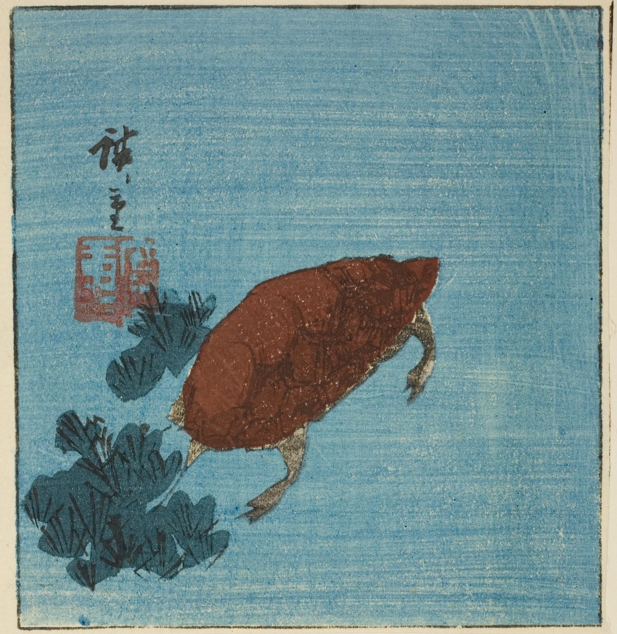 Sköldpadda av Utagawa Hiroshige