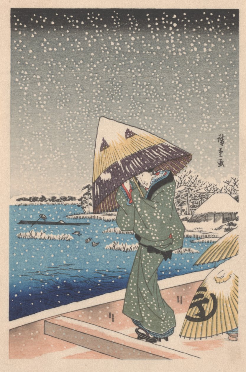 Ofrälse av Utagawa Hiroshige