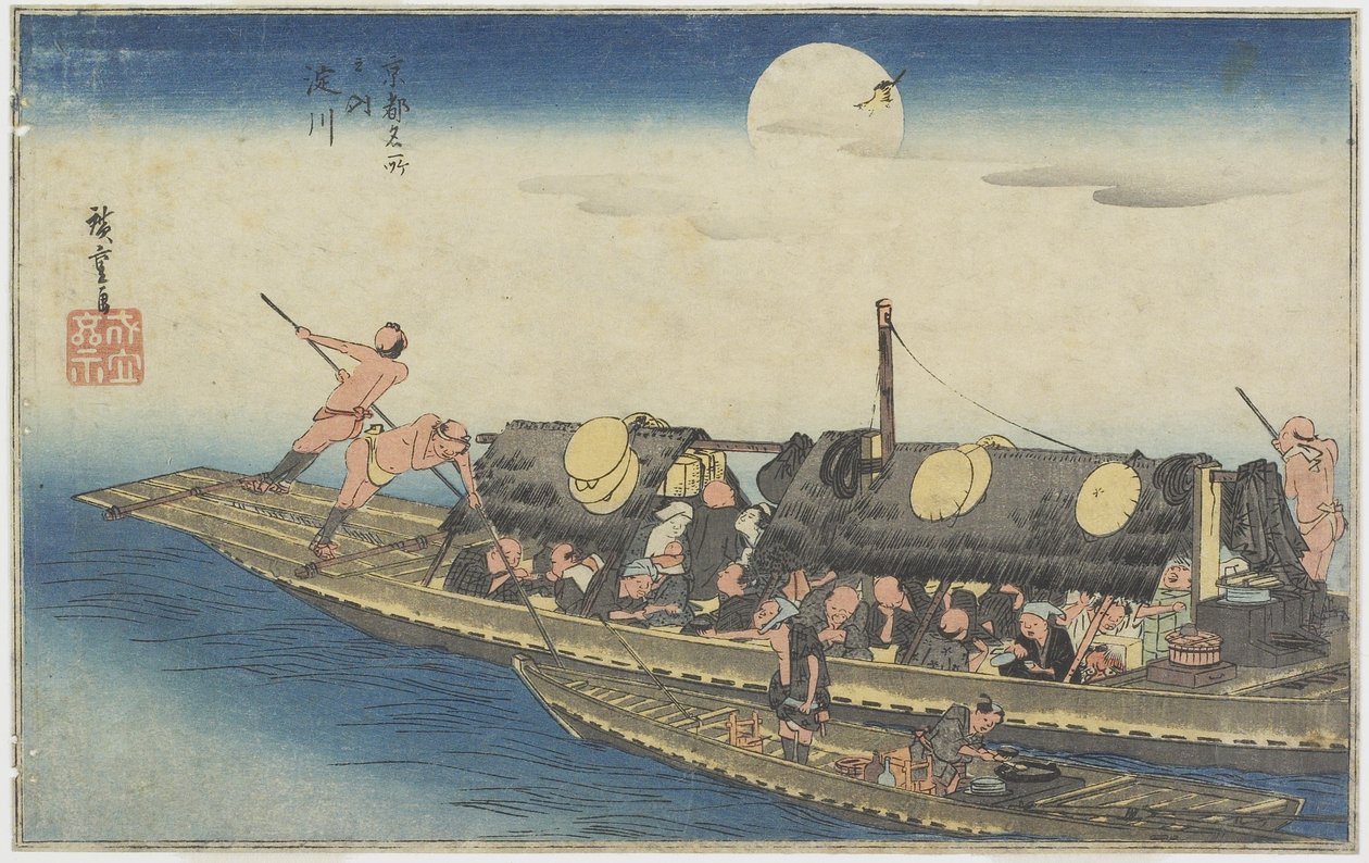 Starry ver, c. 1834 av Utagawa Hiroshige