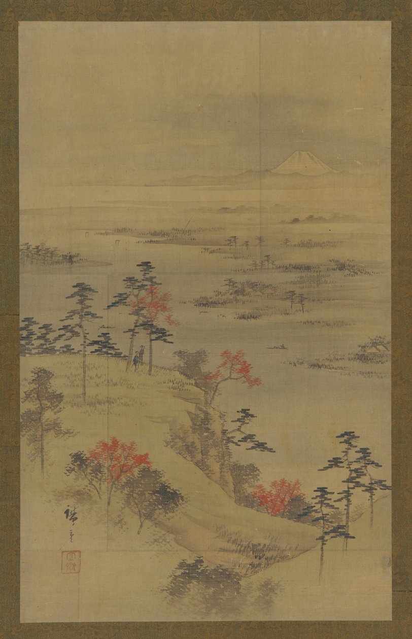 Höstlandskap, mitten av 1800-talet. av Utagawa Hiroshige II