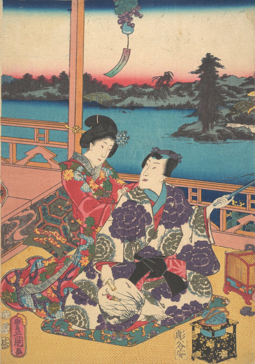 Skriva ut. av Utagawa Kunisada