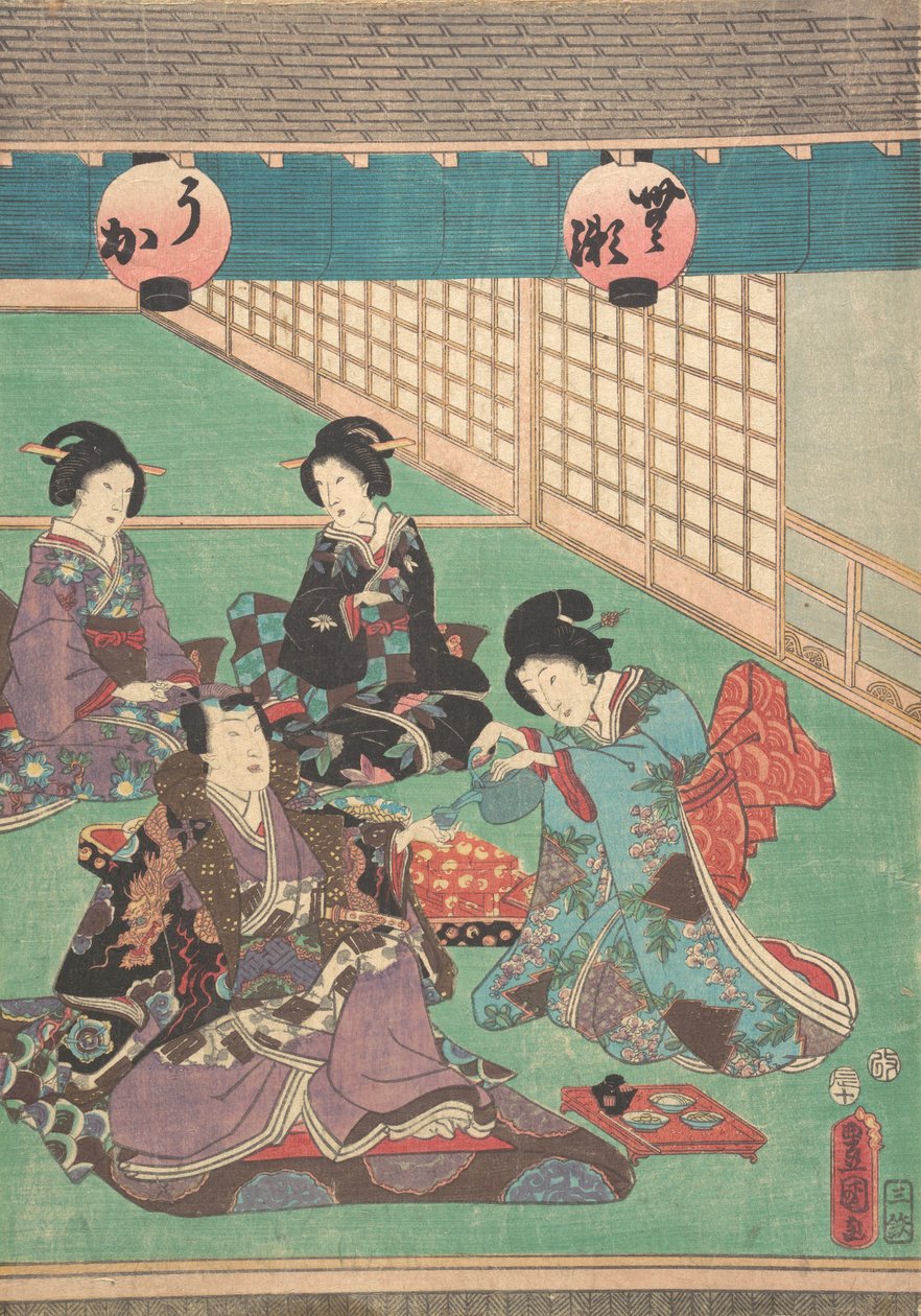 Skriva ut. av Utagawa Kunisada