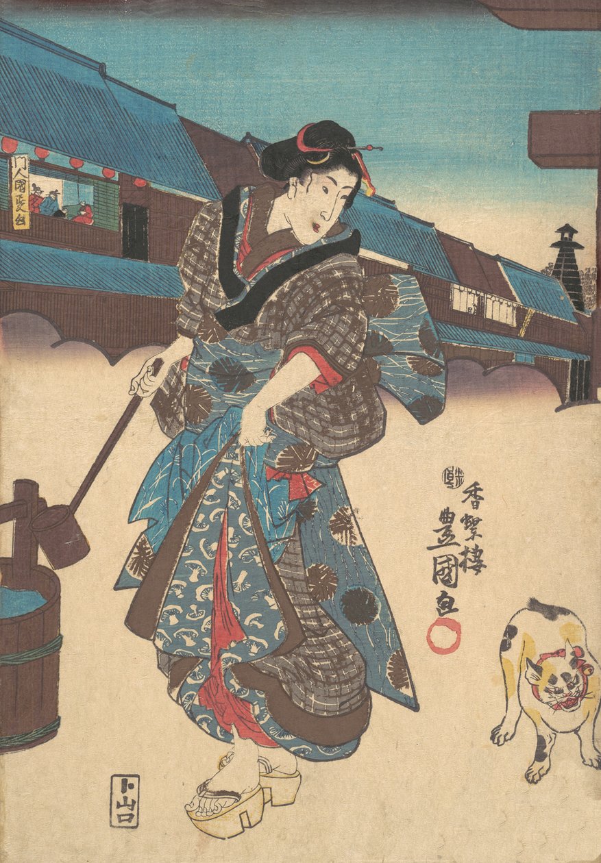 Skriva ut. av Utagawa Kunisada