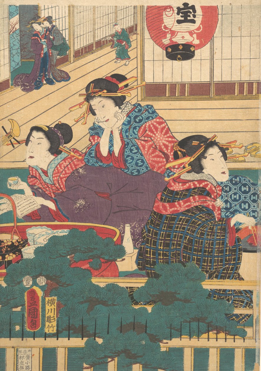 Skriva ut. av Utagawa Kunisada