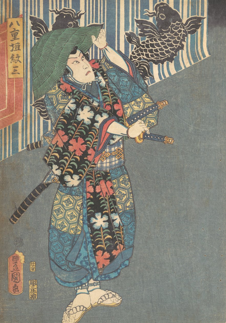 Tryck, 1800-talet., 1800-talet. av Utagawa Kunisada
