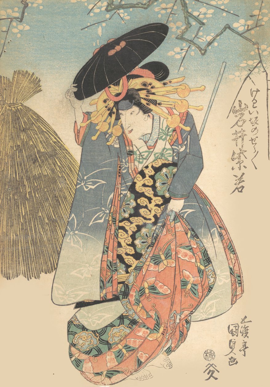 Tryck, 1800-talet., 1800-talet. av Utagawa Kunisada