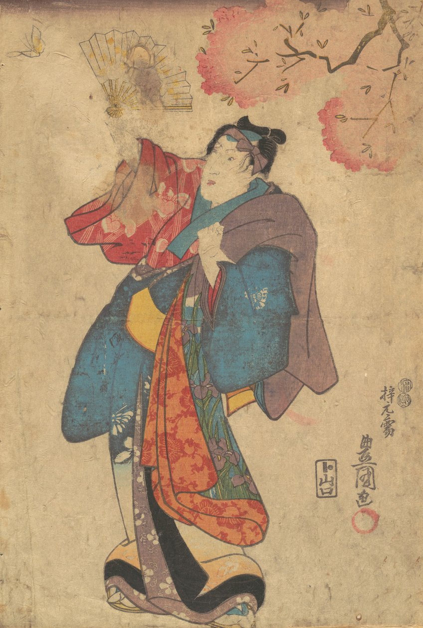 Tryck, 1800-talet., 1800-talet. av Utagawa Kunisada