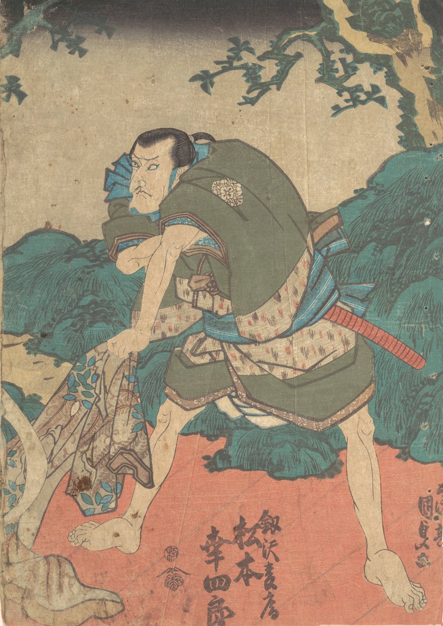 Tryck, 1800-talet., 1800-talet. av Utagawa Kunisada