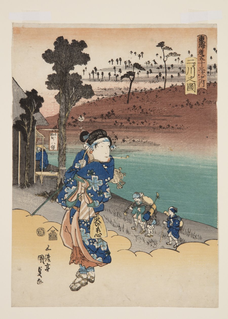 Se v av Niko (figur av Niko) av Utagawa Kunisada