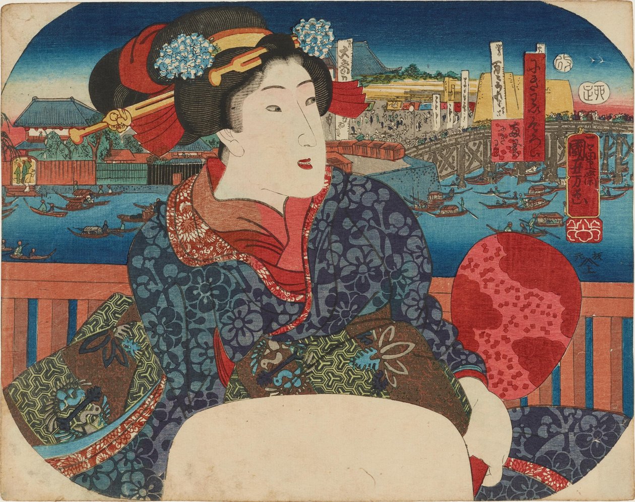 Spännande platser av Utagawa Kuniyoshi