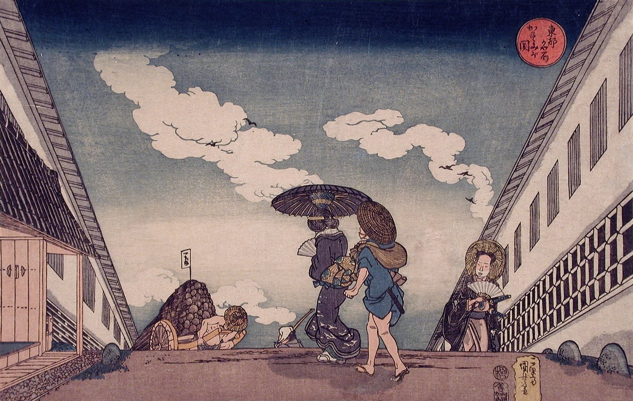 Kasumigaseki av Utagawa Kuniyoshi