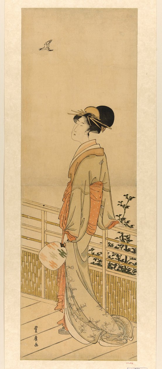 Lyssnar på gökens rop av Utagawa Toyohiro