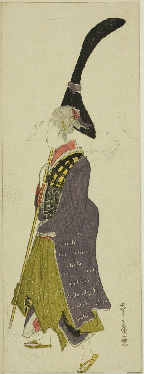 Parodi på en daimyo procession av Utagawa Toyohiro