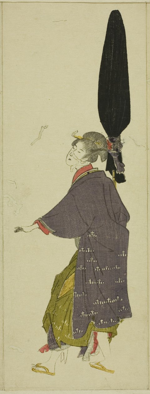 Parodi på en daimyo procession av Utagawa Toyohiro