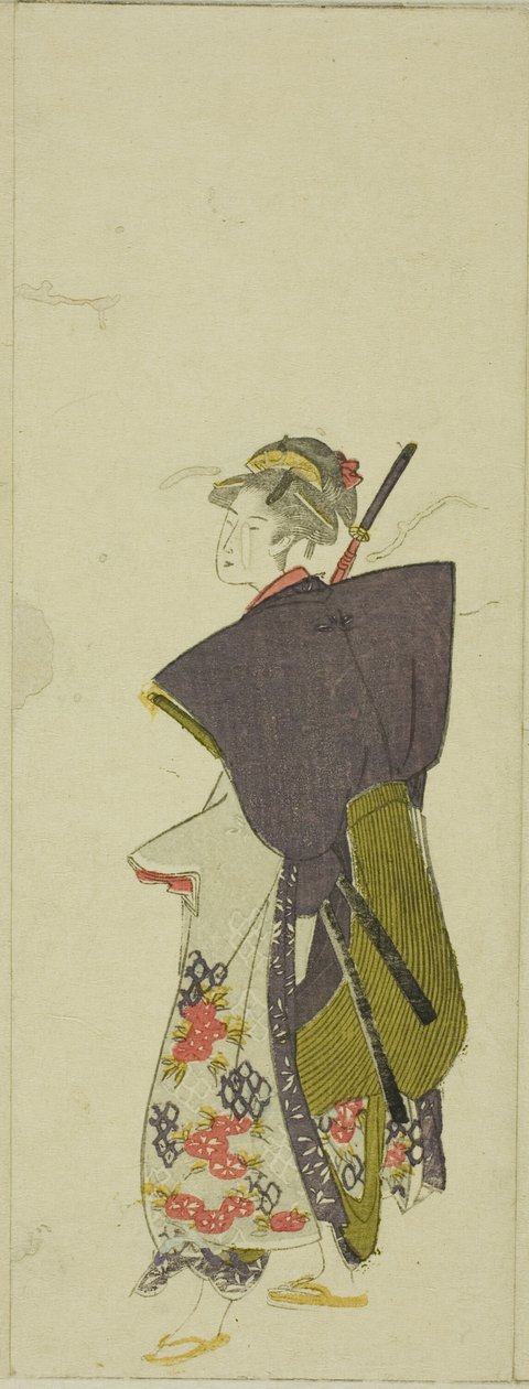 Parodi på en daimyo procession av Utagawa Toyohiro