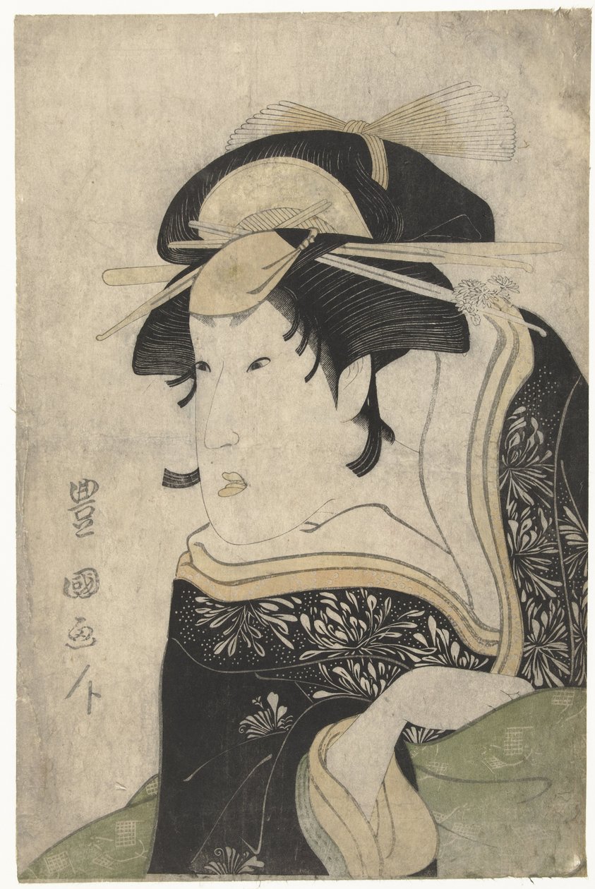 Porträtt av Segawa Kikunojo III av Utagawa Toyokuni (I)