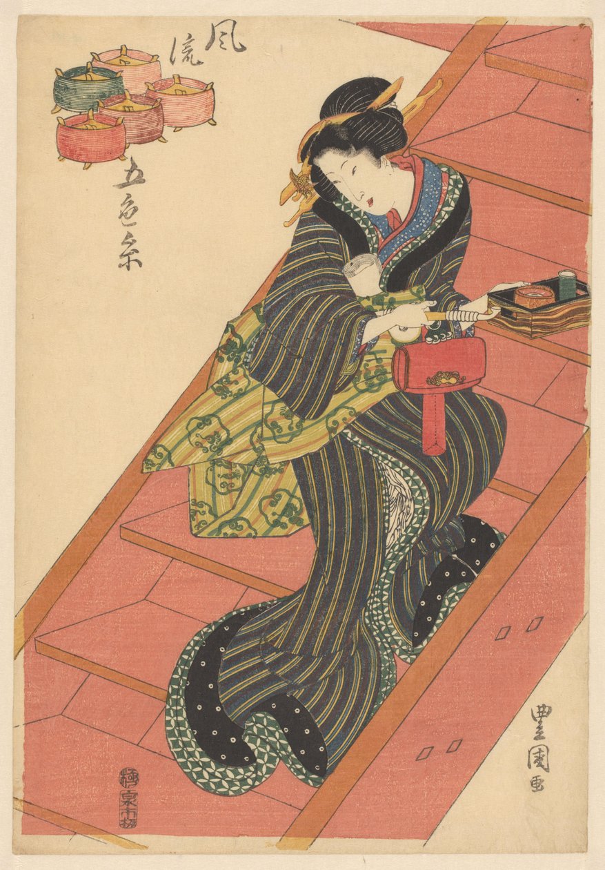 En kurtisan av Utagawa Toyokuni (I)