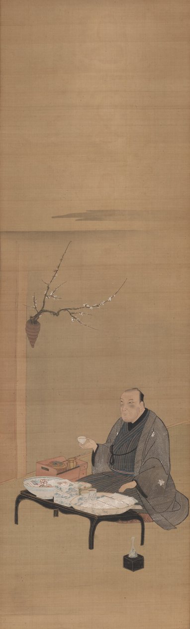 Porträtt av Kinokuniya Bunzaemon, 1800-talet. av Utagawa Toyokuni