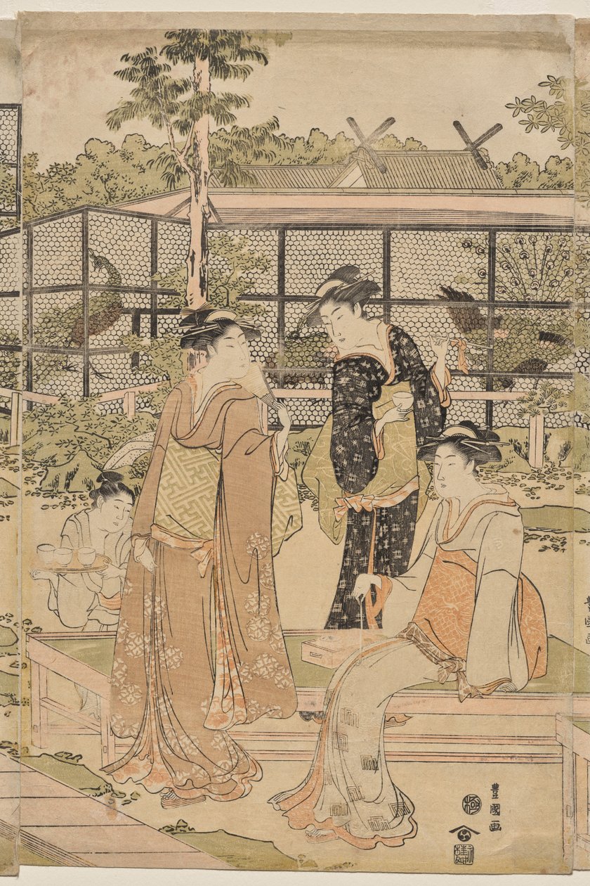 Shika tehuset av Utagawa Toyokuni