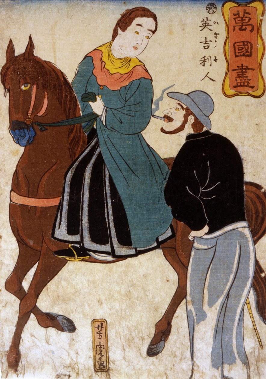 Brittisk från Bangkok av Utagawa Yoshitora